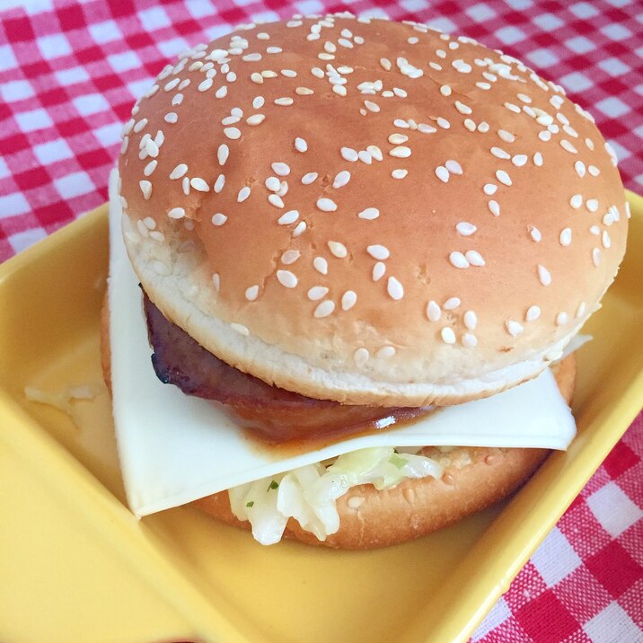 チーズハンバーガー☆